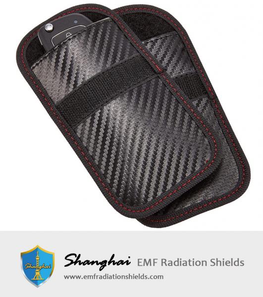 2 Pack Mini Anti-Theft Pouch Key Fob RFID Signal Blocking Faraday Bag for Key Fob