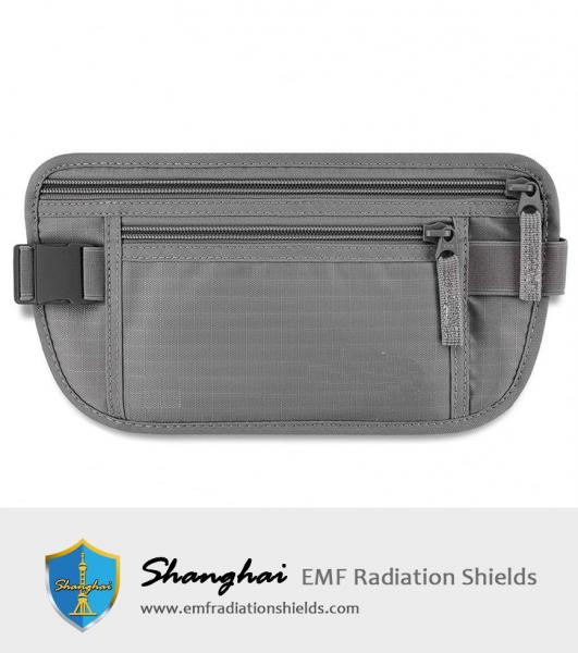 Lightweight Nylon Material RFID Money Belt Pouch for Travel with RFID Blocking Sleeves