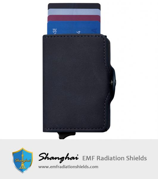 RFID Blocking Money Clip Wallet Credit Card Holder Pop Up Slim Card Case Smart Wallet
