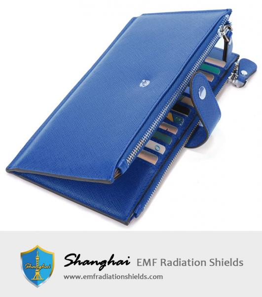 Women Wallet Genuine Leather RFID Blocking Multi Slots Organizer